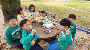 백전초, 이웃학교인 병곡초와 ‘오감 만족 사계절 공동 교육과정(가을, 밤)’운영