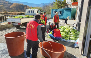 마천면자원봉사협의회, 마천면사랑나눔 김장봉사