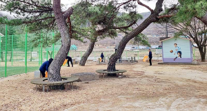 병곡면 체육시설 정비의 날 개최