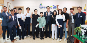 진병영 함양군수, 전국소년체육대회 출전선수 격려