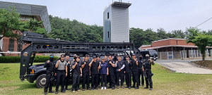 함양산림항공관리소, 경남경찰청 경찰특공대 합동 레펠훈련 실시