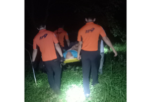 함양소방서, 미귀가 70대 치매 노인 찾아...병원 이송