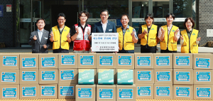 함양군자원봉사센터&전국재해구호협회, ‘서늘맞이 꾸러미’ 배부