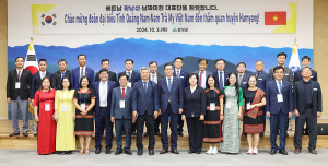 함양군 국제우호교류도시 대표단 제19회 함양산삼축제 방문