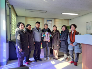 수동파출소 녹색어머니회, 교통사고 예방 공로로 감사장 수여