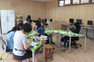 마천중. 사제동행 친교활동 실시