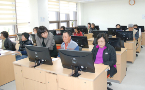 함양군 농한기 면 순회 군민정보화 교육