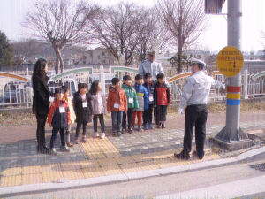 함양경찰서. 신학기 어린이 교통안전교육 실시