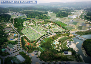 함양군. 백연유원지 확장 조성에 총력