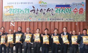 게르마늄 성분 풍부한 지리산함양쌀, 러시아 간다 