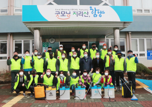 함양군 수동면 청년회, 코로나19 방역 발벗고 나서