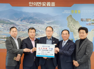 함양 화림라이온스클럽, 코로나19 대응 손소독제 기증