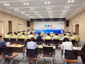 함양군, 제5호 태풍 ‘장미’북상 대비 긴급 상황판단회의