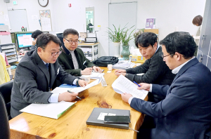 함양군, 지역혁신 공모 예산 확보 위해 경남도 방문