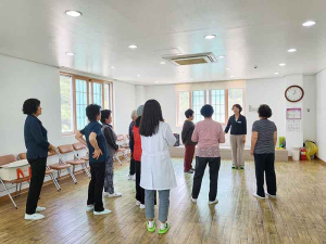 함양군, 신체활동 프로그램 운영 현장 점검 나서
