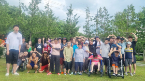 함양연꽃의집, 외국인 유학생과 여름 물놀이