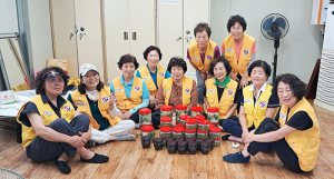 안의면 적십자봉사회, 사랑의 반찬 나눔 봉사