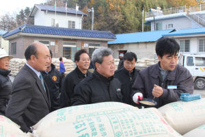 함양군의회. 공공비축미 건조벼 수매 현장 방문